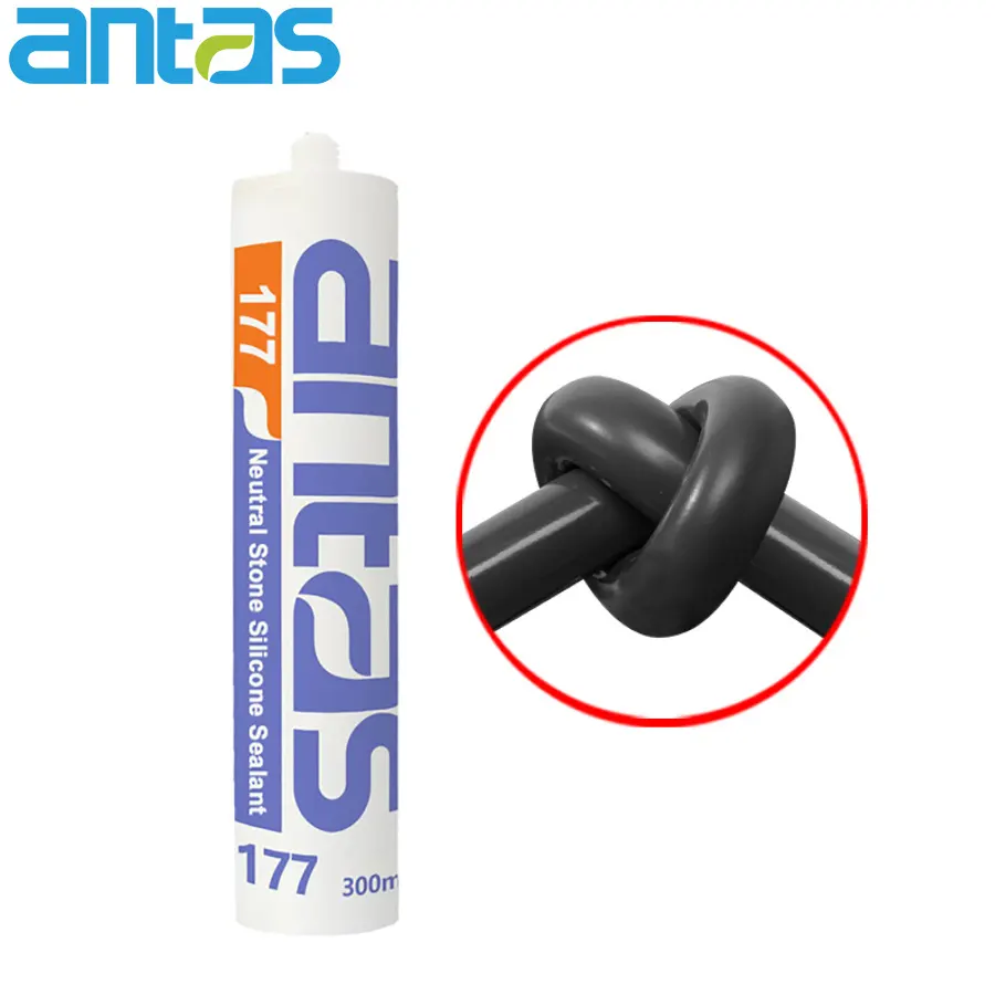 Antas 177 neutro cura hdpe concreto vazio plástico cartucho silicone selante para janelas