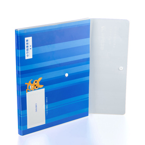 厂家新款定制彩色PP文件夹A4办公文件文件夹pvc pet塑料文件包装盒 - Product Image 3