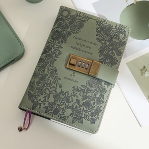 A5 calendario Planner annuale con blocco del codice per le ragazze taccuino diario pianificatori e riviste filo cucito rilegatura - Product Image 4