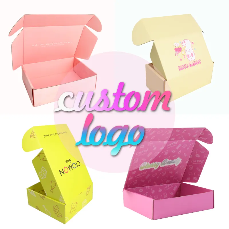 Hoge Kwaliteit Aangepaste Logo Dubbelzijdig Afdrukken Milieuvriendelijk Materiaal Dozen Voor Packiging