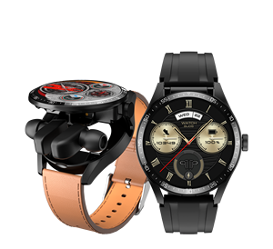 GT5 Buds TWS Wireless Headset 2-in-1-Ohrhörer Gesundheits erkennung Herzfrequenz-Tracker Kompatible Sport-Smartwatch-Kalender funktion