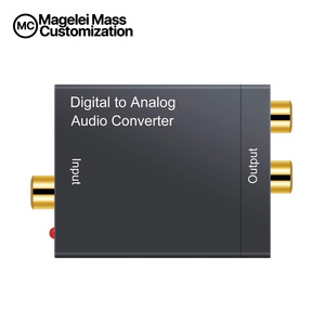 Amplificador convertidor de Audio Digital a analógico, decodificador de señal Coaxial de fibra óptica a adaptador de Audio estéreo analógico, Audio R/L, 3,5mm - Product Image 3
