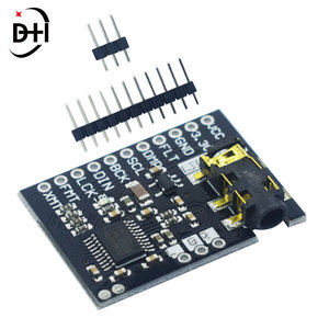 For <strong>Raspberry</strong> <strong>Pi</strong> pHAT Sound Card I2S interface PCM5102 DAC Module 24-bit <strong>Audio</strong> Board With Stereo Jack Beyond ES9023 PCM1794