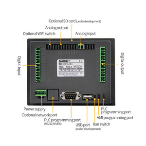 HMI PLC All in One 3 Analog Inputs Temperature and Humidity <strong>Controller</strong> - Product Image 2
