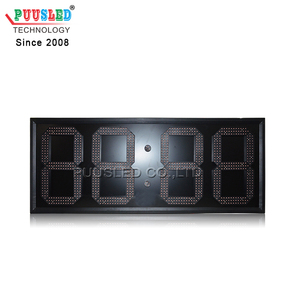 Große 15 Zoll wasserdichte LED-Wanduhr für den Außenbereich Timer 7-Segment-LED-Uhranzeige Digital Signage und Displays - Product Image 5