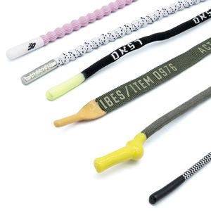 Cordoncino Intrecciato <span class=keywords><strong>Non</strong></span> Elastico di Qualità con Bordi Rivestiti in Silicone Lucido, Lacci per Abbigliamento Sportivo - Product Image 5