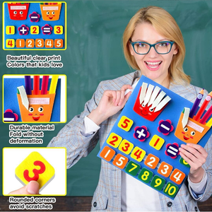 数学フェルトボードを数える教育感覚玩具指番号の学習を教える - Product Image 5