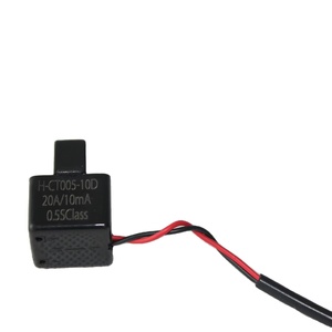 Transformador de corriente de núcleo dividido con 20A/10mA y 3,5 JACK para monitor trifásico