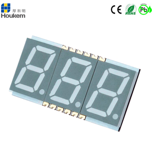 <strong>Common</strong> <strong>Cathode</strong> Gray Surface Blue 0.39&quot; 3 Digit <strong>Led</strong> 7 Segment Smd Smt Display - Product Image 4