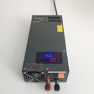 Fuente de alimentación conmutada de alta salida, 220v, CA, 180v, CC, 11A, voltaje y corriente ajustable con laboratorio de pantalla Digital