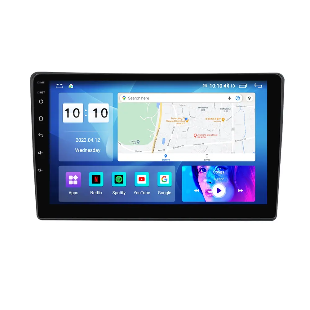 MEKEDE MS IPS touch screen 8g 128g autoradio per Citroen C5 2009 BT auto radio 9 pollici android car player wireless