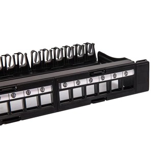 UTP 24 Port 19 ''1U CAT6 Keystone Jack aletsiz ağ Tooless Patch Panel - Product Image 3