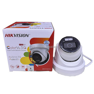 Stock Hikvision New Models 4MP 8MP 4k Colorvu 3.0 Acusense 3.0 Motion Detection Two Way Audio Outdoor <strong>Cameras</strong> POE