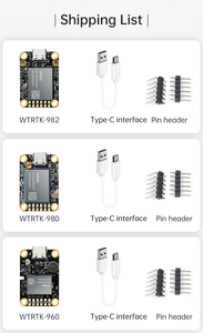WITMOTION gps-rtk模块UM982高精度厘米级差分相对定位和方向UM960 - Product Image 6