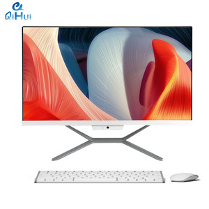 Venta al por mayor de fábrica, todo en uno, pantalla FHD de 23,8 pulgadas, PC AIO de escritorio, todo en uno, sistema Barebone OEM