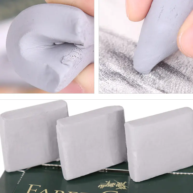 Environmentally friendly rubber art drawing pencil eraser for student