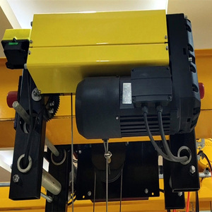 ホイストクレーン用400kw大型DCモーター電気ホイスト用Iビームトロリーペンダントコントロールとトロリー付き1トンエアチェーンホイスト