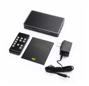 New Stock 6 Port <strong>HDMI</strong> Switch4Kx2K 6x1 <strong>HDMI</strong> Switch <strong>Selector</strong> Hub with Optical Spdif Toslink + 3.5mm Stereo Audio <strong>Output</strong> + ARC Function - Product Image 2