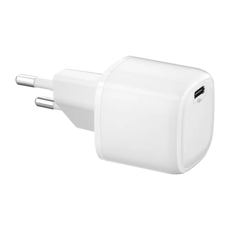 2022 New arrival 30W One-Port GaN USB-C Wall Charger with PPS for Tablets and Phones with Power Delivery - White/Black