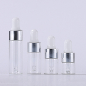 1ml 2ml 3ml 5mlミニサンプルドロッパーボトル空の化粧品ドロッパーボトル、エッセンシャルオイル香水用ゴールデンキャップ付き - Product Image 5