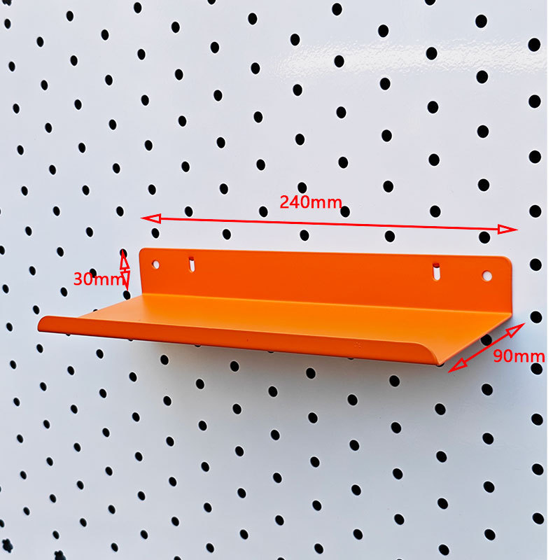 Large orange shelf