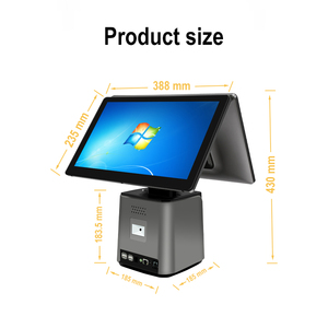 เครื่อง POS จอคู่ 15.6+11.6 นิ้ว ระบบออลอินวัน พร้อมเครื่องพิมพ์ ราคาประหยัด หน้าจอสัมผัส เครื่องบันทึกเงินสด - Product Image 3