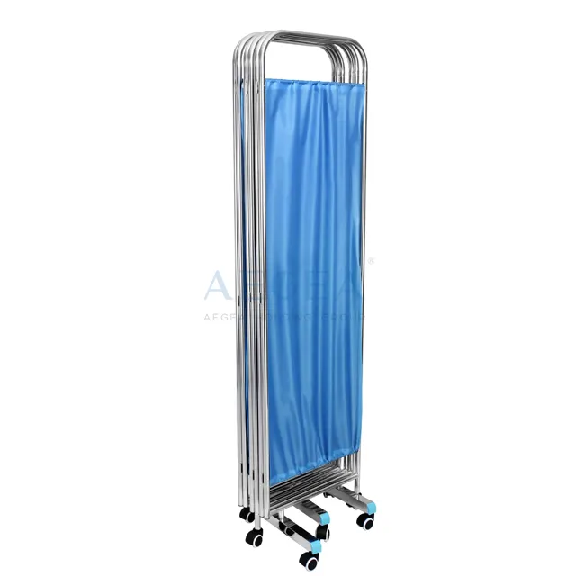 Больница медицинская штора 4 раза кровать клиники экран мобильного Больничная койка разделительная ширма AG-HK-5000