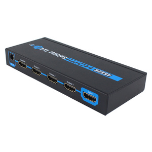 Suministro directo de fábrica 4K @ 60Hz para HDMI 4K 1,4 V 1x4 Video Splitter 18Gbps 2 vías 1 entrada 4 salida divisores y convertidores