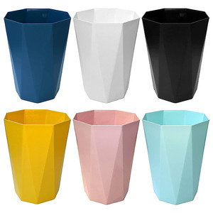 BXプラスチックダイヤモンド型ゴミ箱バスルームゴミ箱スリムプロファイルゴミ箱家庭用およびオフィス用