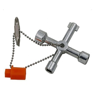 Çok fonksiyonlu 4 In 1 evrensel çapraz anahtarı üçgen anahtar/tren elektrikli asansör kabini vana alaşım üçgen kare - Product Image 4
