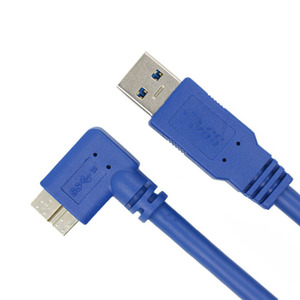 微型USB 3.0 b型公左角数据适配器电缆 - Product Image 1