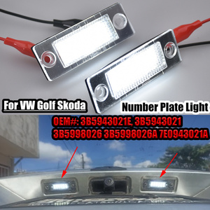VW Golf için LED plaka aydınlatma ışığı artı MK5 Jetta MK3/MK5 Passat kombi/varyant 3BG/B5.5 Touran synskoda Skoda Superb Octavia MK1 - Product Image 5