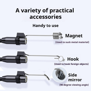 Cámara de serpiente de tubo portátil HD de 200W con Cable de 10m Sensor CMOS Visión nocturna para inspección de tuberías/Motores/soldadura OEM personalizable - Product Image 5