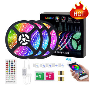 RGB <strong>LED</strong> <strong>Strip</strong> <strong>Light</strong> Set With Controller Power Supply APP <strong>Control</strong> SMD 5050 <strong>LED</strong> String for DIY Decoration Lighting - Product Image 1