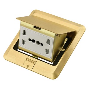 Presa da pavimento USB italiana 16A presa di corrente italiana calibro con doppia USB + spina desktop di rete di ricarica di tipo c - Product Image 5