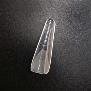 เทรนด์การออกแบบใหม่ปลายเล็บสี่เหลี่ยมจัตุรัสแบบครึ่งปลายเล็บอะคริลิคแบบฝรั่งเศสคู่เครื่องมือต่อเล็บสไตล์โมเดล - Product Image 4