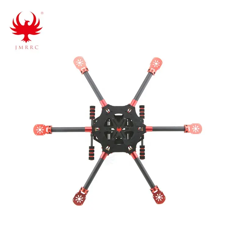 JMRRC Hexacopter Kit Telaio In Fibra di Carbonio/FPV Monitor Senza Fili Ricevitore Schermo/FPV Aircraft Cornice Assi Kit con landing gear