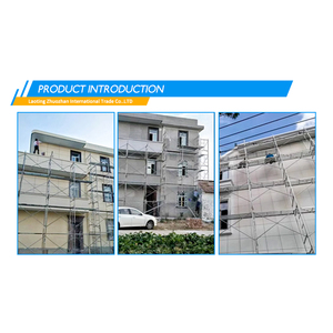 Fábrica profesional Oem Alta confiabilidad Walkthrough Accesorios de construcción Materiales de construcción resistentes Andamio de Marco H - Product Image 6