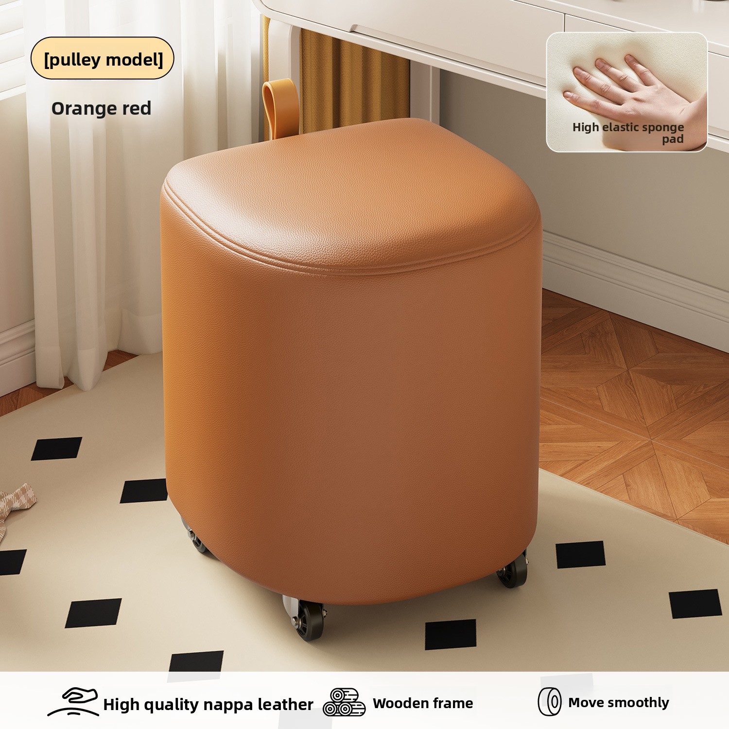 Orange pulley