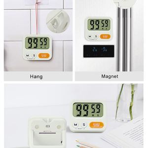EMAF ODM 99'59 ''timer digitale conto alla rovescia 2 regolabile Volume vibrazione modalità Mute Timer cucina insegnante di ginnastica bambini Timer digitale - Product Image 4