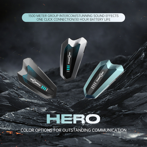 Sistema de intercomunicación de 1000M, auriculares inalámbricos BT para Moto, interfono impermeable IP67, intercomunicador para casco de motocicleta, auriculares - Product Image 4