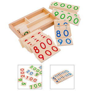 Thẻ Số Toán Học 1-9000 Trường Mầm Non Montessori Math Learning Đồ Chơi Giáo Dục Cho Quà Tặng - Product Image 1