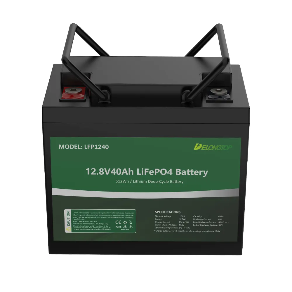 6000 ciclo reemplazar batería de plomo ácido sellada batería Solar LFP 12V 40ah Paquete de batería de iones de litio para Audio de coche