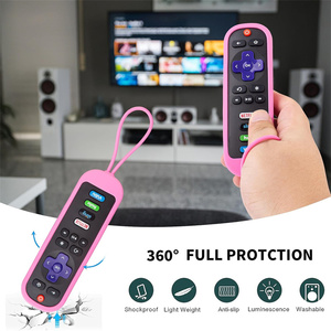 TCL Roku 2/3/4/Express/Premiere/Streaming Stick/RC280滑り止めTVリモートスリーブ用リモートカバーシリコン保護ケース - Product Image 4