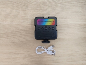 Yeni şarj edilebilir RGB kamp taşınabilir Led bilgisayar konferans ekran Video konferans fotoğraflar için aydınlatma kiti küçük ışık - Product Image 4