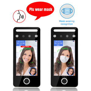 Asistencia de tiempo de reconocimiento facial AI con RFID y cámara, CPU rápida, NPU y API y SDK gratuito para una fácil integración