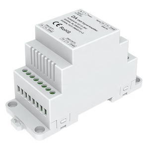 Skydance DA 4 канала Din Rail DMX 512 RDM разветвитель сигнала усилитель сигнала PWM постоянный ток, 5 лет гарантии - Product Image 1