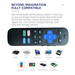 ユニバーサル赤外線テレビリモコンすべてRokuスマートシリーズ新状態ABSプラスチック固定コードNetflix機能ボックス - Product Image 4