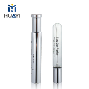 Trong suốt Ống nghiệm hình trụ chai nước hoa mẫu chai thủy tinh Nước Hoa Phun với bơm và nấm vỏ ngoài - Product Image 2