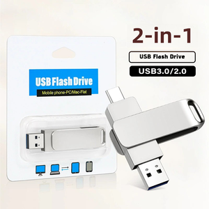 ที่ใส่แฟลชไดร์เวอร์2 in 1ที่เป็นโลหะ USB-C สูงสุด90เมกะไบต์/วินาทีและ USB USB3.0 - Product Image 6